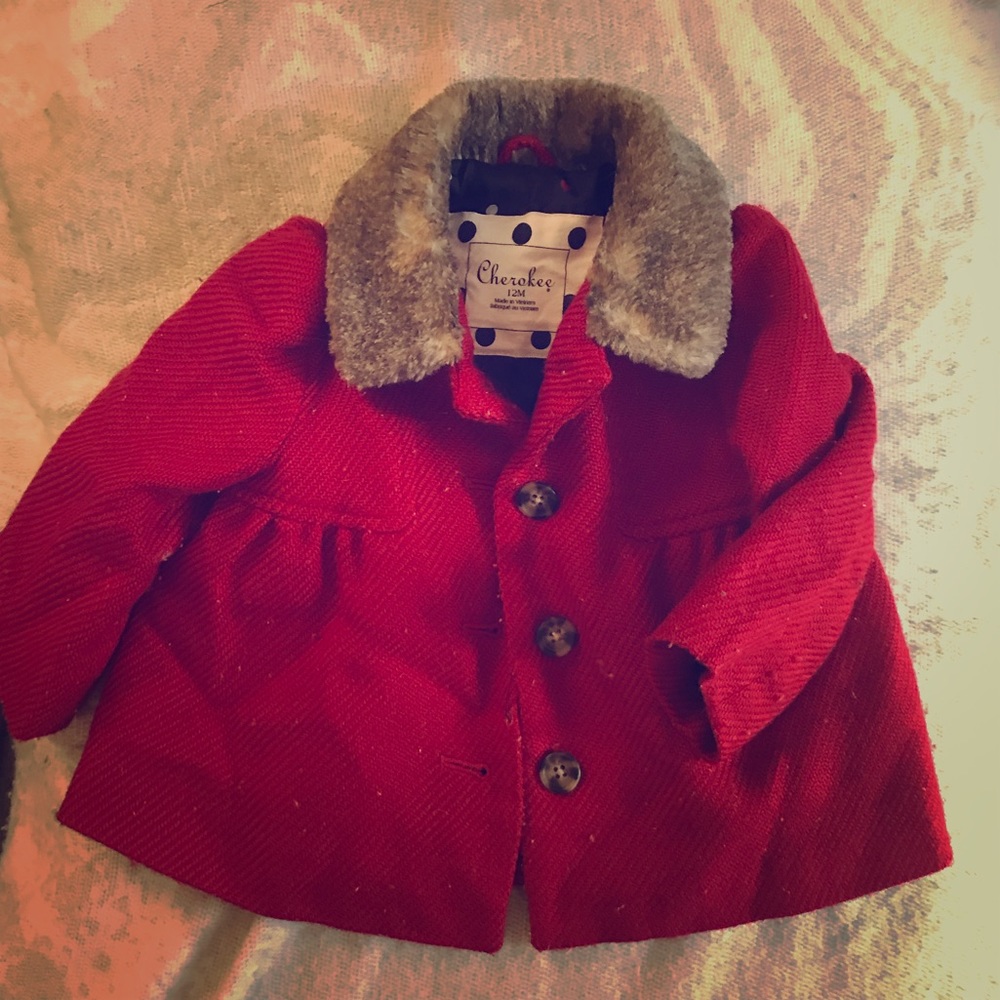 💐 Cherokee Baby Girl Peacoat